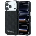 Кожен калъф Karl Lagerfeld Grained Leather Mono Resin Logo MagSafe (KLHMP18X6PWKLMHK) - iPhone 18 Pro Max / iPhone 17 Pro Max - Черен