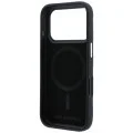 Кожен калъф Karl Lagerfeld Grained Leather Mono Resin Logo MagSafe (KLHMP18X6PWKLMHK) - iPhone 18 Pro Max / iPhone 17 Pro Max - Черен