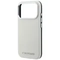 Кожен калъф Karl Lagerfeld HC MagSafe Grained Leather Elongated Logo (KLHMP18XPSWGKLE) - iPhone 18 Pro Max / iPhone 17 Pro Max - Бежов