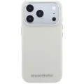 Кожен калъф Karl Lagerfeld HC MagSafe Grained Leather Elongated Logo (KLHMP18XPSWGKLE) - iPhone 18 Pro Max / iPhone 17 Pro Max - Бежов