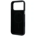 Кожен калъф Karl Lagerfeld HC MagSafe Grained Leather Elongated Logo (KLHMP18XPSWGKLK) - iPhone 18 Pro Max / iPhone 17 Pro Max - Черен
