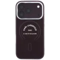 Кожен калъф Karl Lagerfeld Leather Ring Karl RSG Logo MagSafe (KLHMP18LPSKRSGER) - iPhone 18 Pro / iPhone 17 Pro - Бордо