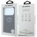 Кожен калъф Karl Lagerfeld Leather Ring Karl RSG Logo MagSafe (KLHMP18XPSKRSGER) - iPhone 18 Pro Max / iPhone 17 Pro Max - Бордо