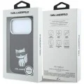 Кожен калъф Karl Lagerfeld Smooth Leather Choupette Sketch MagSafe (KLHMP18L6PWCIKDR) - iPhone 18 Pro / iPhone 17 Pro - Бордо