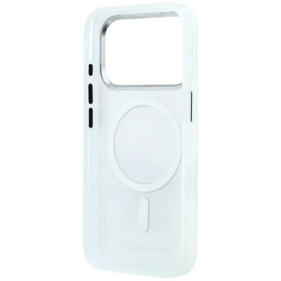 Кожен калъф Karl Lagerfeld Smooth Leather KC Bodies Sketch MagSafe (KLHMP18L6PWKCIDE) - iPhone 18 Pro / iPhone 17 Pro - Бежов