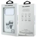Кожен калъф Karl Lagerfeld Smooth Leather KC Bodies Sketch MagSafe (KLHMP18L6PWKCIDE) - iPhone 18 Pro / iPhone 17 Pro - Бежов