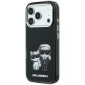 Кожен калъф Karl Lagerfeld Smooth Leather KC Bodies Sketch MagSafe (KLHMP18L6PWKCIDK) - iPhone 18 Pro / iPhone 17 Pro - Черен
