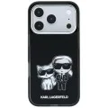 Кожен калъф Karl Lagerfeld Smooth Leather KC Bodies Sketch MagSafe (KLHMP18L6PWKCIDK) - iPhone 18 Pro / iPhone 17 Pro - Черен