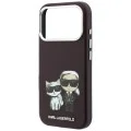 Кожен калъф Karl Lagerfeld Smooth Leather KC Bodies Sketch MagSafe (KLHMP18L6PWKCIDR) - iPhone 18 Pro / iPhone 17 Pro - Бордо