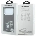 Кожен калъф Karl Lagerfeld Smooth Leather KC Bodies Sketch MagSafe (KLHMP18L6PWKCIDR) - iPhone 18 Pro / iPhone 17 Pro - Бордо