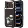 Кожен калъф Karl Lagerfeld Smooth Leather KC Bodies Sketch MagSafe (KLHMP18L6PWKCIDR) - iPhone 18 Pro / iPhone 17 Pro - Бордо
