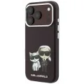 Кожен калъф Karl Lagerfeld Smooth Leather KC Bodies Sketch MagSafe (KLHMP18L6PWKCIDR) - iPhone 18 Pro / iPhone 17 Pro - Бордо