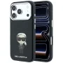 Кожен калъф Karl Lagerfeld Smooth Leather Ikonik Sketch MagSafe (KLHMP18L6PWKIKDK) - iPhone 18 Pro / iPhone 17 Pro - Черен
