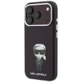 Кожен калъф Karl Lagerfeld Smooth Leather Ikonik Sketch MagSafe (KLHMP18L6PWKIKDR) - iPhone 18 Pro / iPhone 17 Pro - Бордо