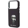 Кожен калъф Karl Lagerfeld Smooth Leather Ikonik Sketch MagSafe (KLHMP18L6PWKIKDR) - iPhone 18 Pro / iPhone 17 Pro - Бордо