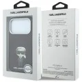 Кожен калъф Karl Lagerfeld Smooth Leather Ikonik Sketch MagSafe (KLHMP18L6PWKIKDR) - iPhone 18 Pro / iPhone 17 Pro - Бордо