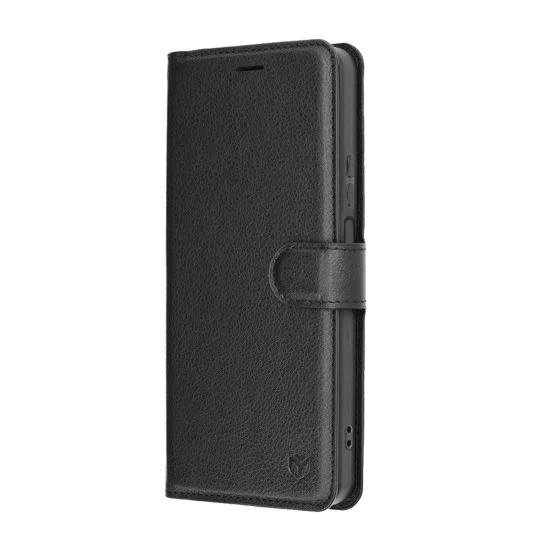 Кожен калъф – Techsuit Leather Folio – Honor 400 Smart 5G / 400 Smart 4G / X7d 4G – Черен