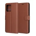 Кожен калъф – Techsuit Leather Folio – Motorola Moto G86 – Кафяв