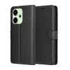 Кожен калъф – Techsuit Leather Folio – Oppo Reno14 – Черен