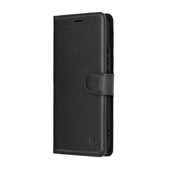Кожен калъф – Techsuit Leather Folio – Oppo Reno14 – Черен