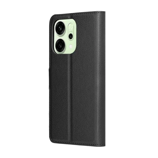 Кожен калъф – Techsuit Leather Folio – Oppo Reno14 – Черен
