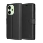 Кожен калъф – Techsuit Leather Folio – Oppo Reno14 – Черен