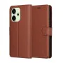 Кожен калъф – Techsuit Leather Folio – Oppo Reno14 – Кафяв