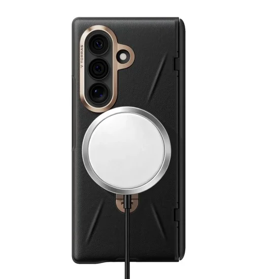 Кожен калъф Torras - QPRO Leather Series - Samsung Galaxy Z Fold8 Ultra - Черен