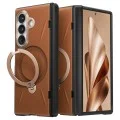 Кожен калъф Torras - QPRO Leather Series - Samsung Galaxy Z Fold8 Ultra - Кафяв