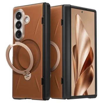 Кожен калъф Torras - QPRO Leather Series - Samsung Galaxy Z Fold8 Ultra - Кафяв