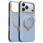 Кожен калъф Torras - QPRO Leather Series - iPhone 18 Pro Max / iPhone 17 Pro Max - Син