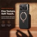 Кожен калъф Torras - QPRO Leather Series - iPhone 18 Pro / iPhone 17 Pro - Черен