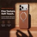 Кожен калъф Torras - QPRO Leather Series - iPhone 18 Pro / iPhone 17 Pro - Кафяв