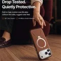Кожен калъф Torras - QPRO Leather Series - iPhone 18 Pro / iPhone 17 Pro - Кафяв