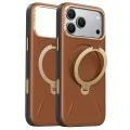 Кожен калъф Torras - QPRO Leather Series - iPhone 18 Pro / iPhone 17 Pro - Кафяв