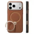 Кожен калъф Torras - QPRO Leather Series - iPhone 18 Pro / iPhone 17 Pro - Кафяв