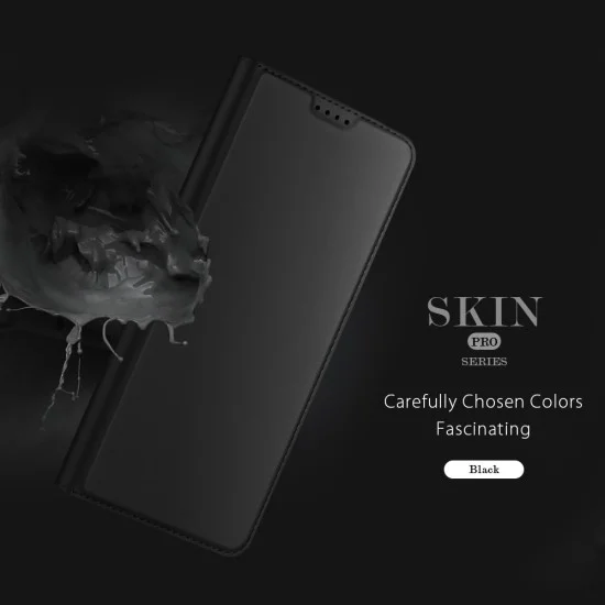 Кожен калъф тефтер Dux Ducis - Skin Pro - Honor 600 Smart - Черен