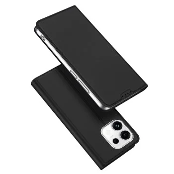 Кожен калъф тефтер Dux Ducis - Skin Pro - Oppo Reno16 F / Oppo Reno16 FS - Черен