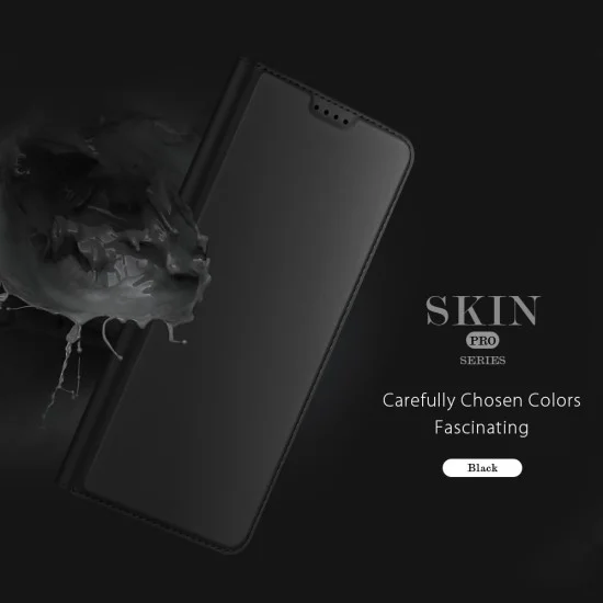 Кожен калъф тефтер Dux Ducis - Skin Pro - Xiaomi Poco X8 Pro - Черен