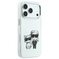 Кожен калъф Karl Lagerfeld Smooth Leather KC Bodies Sketch MagSafe (KLHMP18X6PWKCIDE) - iPhone 18 Pro Max / iPhone 17 Pro Max - Бежов