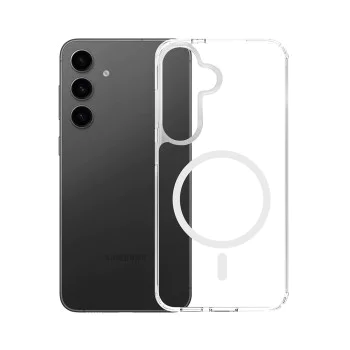 Магнитен калъф за Samsung Galaxy S25 FE - 3mk Armor MagCase - Прозрачен