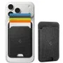 Магнитен портфейл Spigen MagFit Urban Fit (AFA11335) - побира до 5 карти, премиум устойчив на надраскване найлонов плат - Черен