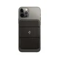 Магнитен портфейл Spigen Magnetic Wallet MagFit Smart Fold (AMP02766) - за 2 карти, сгъваема стойка, съвместим с MagSafe - Сив / Графит