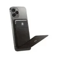 Магнитен портфейл Spigen Magnetic Wallet MagFit Smart Fold (AMP02766) - за 2 карти, сгъваема стойка, съвместим с MagSafe - Сив / Графит