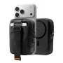 Магнитен портфейл Spigen TinTap ZIP MagFit 2 (AFA11564) - MagSafe портфейл с джоб за колан и джобове за карти - Черен