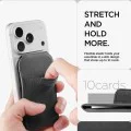 Магнитен портфейл и стойка Spigen Card Holder MagSafe Slim Fold Tripod S314-4 - за iPhone, MagSafe, PU кожа - Черен