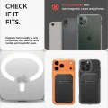 Магнитен портфейл и стойка Spigen Card Holder MagSafe Slim Fold Tripod S314-4 - за iPhone, MagSafe, PU кожа - Черен