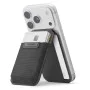 Магнитен портфейл и стойка Spigen Card Holder MagSafe Slim Fold Tripod S314-4 - за iPhone, MagSafe, PU кожа - Черен