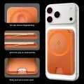 Магнитен портфейл за карти Spigen Valentinus Wallet MagFit+ - за 3 карти, PU кожа - Оранжев (Metallic Orange)