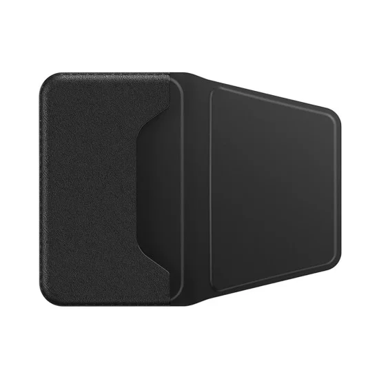 Магнитен портфейл с поставка MagSafe Valentinus S-2 (AFA11978), PU кожа, до 3 карти - Spigen - Черен